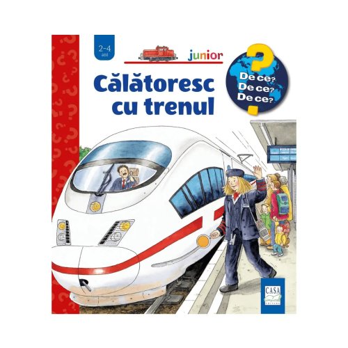 Carte pentru copii - calatoresc cu trenul