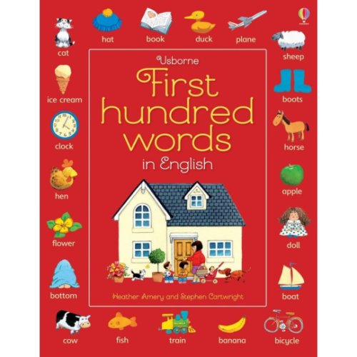 Carte pentru copii - first hundred words in english