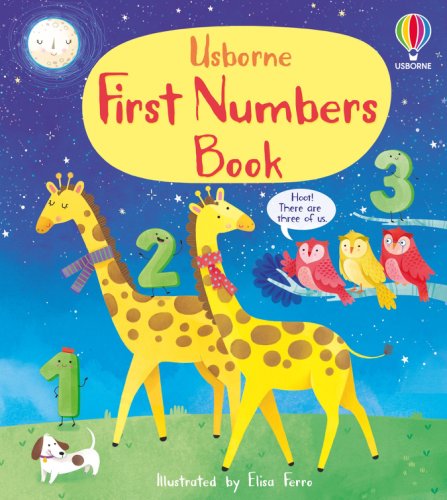 Carte pentru copii - first numbers book