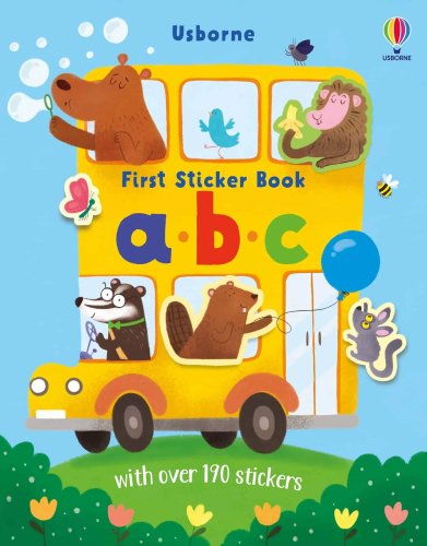 Carte pentru copii - first sticker book abc