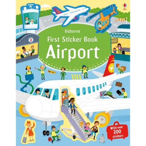 Carte pentru copii - first sticker book airport