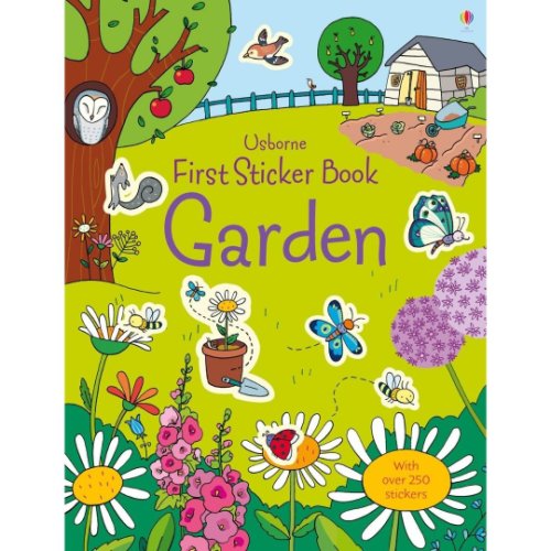 Carte pentru copii - first sticker book: garden