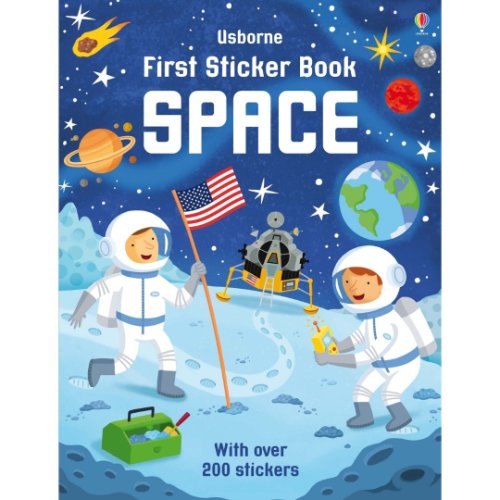 Carte pentru copii - first sticker book: space