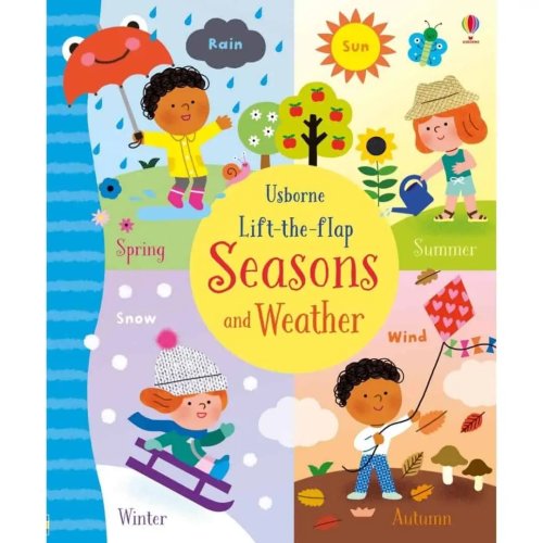 Carte pentru copii - lift-the-flap seasons and weather