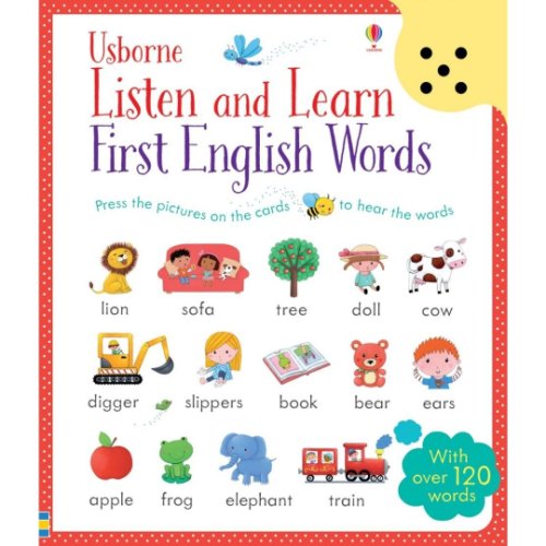 Carte pentru copii - listen and learn first english words