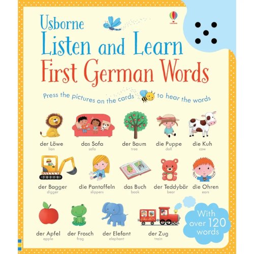 Carte pentru copii - listen and learn german words