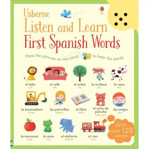 Carte pentru copii - listen and learn spanish words