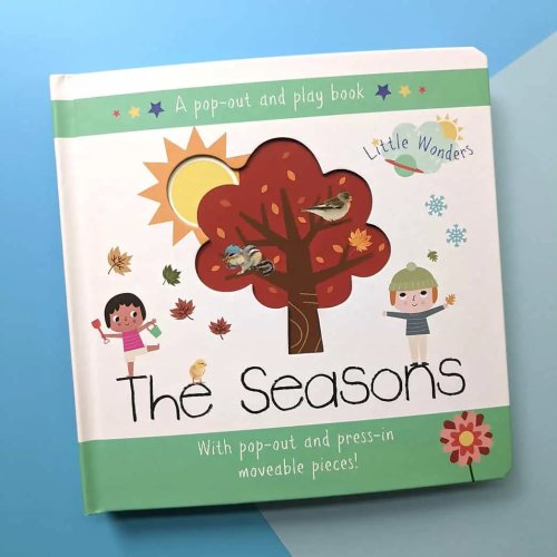 Carte pentru copii - little wonders pop-out playbook - seasons