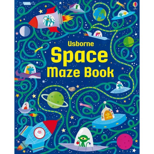 Carte pentru copii - space maze book