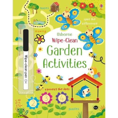Carte pentru copii - wipe clean: garden activities