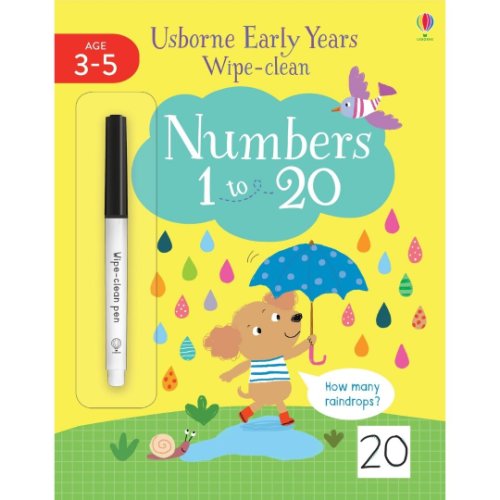 Scrie si sterge - carte pentru copii - primii ani - early years wipe-clean wipe-clean numbers 1-20