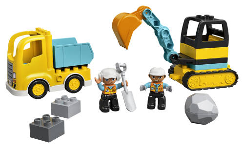 Lego Camion si excavator pe senile