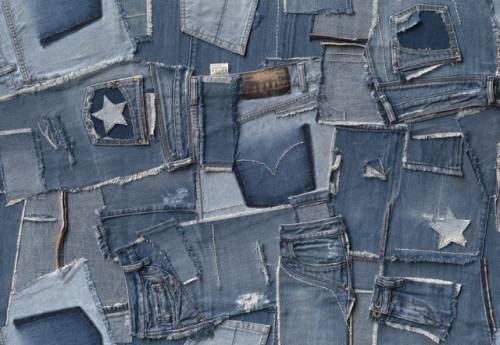 Komar Fototapet 'jeans'