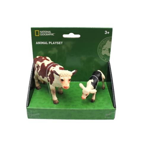 National Geographic Set 2 figurine - vacuta si vitel