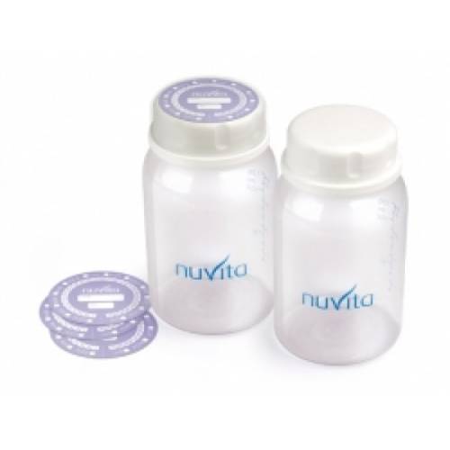 Nuvita Set 2 recipiente colectare lapte, bpa 0 %