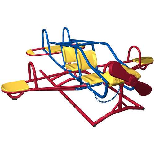 Trufi Spatiu de joaca tip balansoar carusel avion aerofun, pentru 7 copii