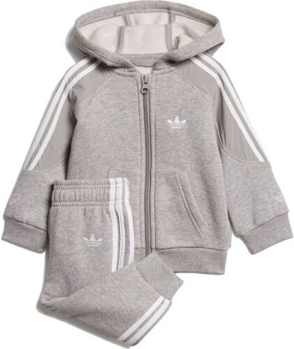 Adidas originals outline hoodie set ed8665 gri