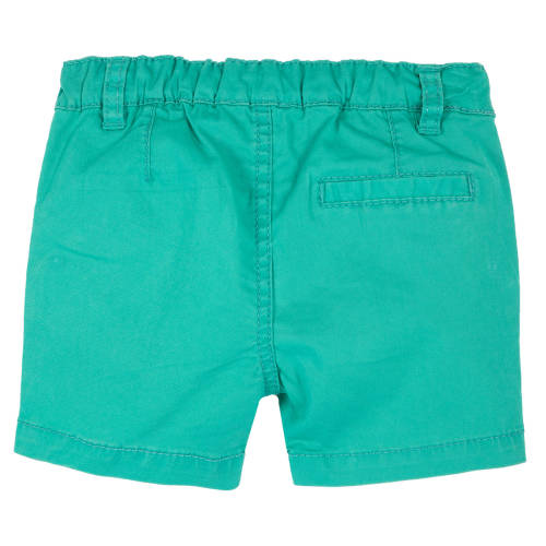Pantaloni copii chicco, scurt cu gaici, verde, 52842
