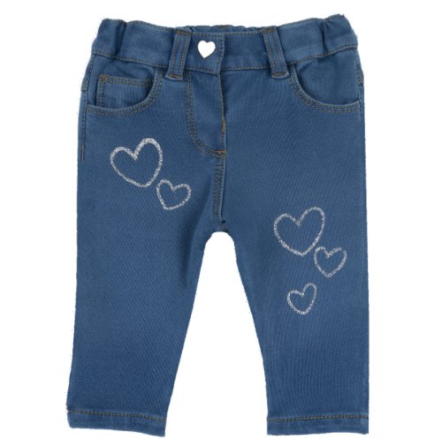 Pantaloni lungi copii chicco, albastru, 08408