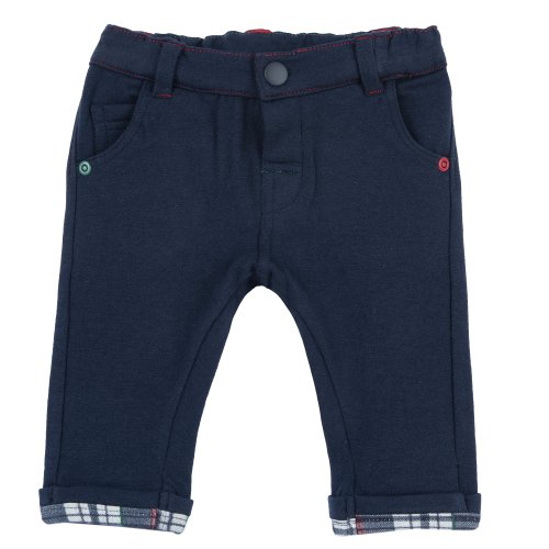 Pantaloni lungi copii chicco, albastru inchis, 08890-65mfco