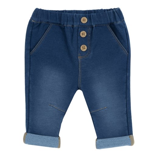 Pantaloni lungi copii chicco denim, albastru, 08954-65mfco