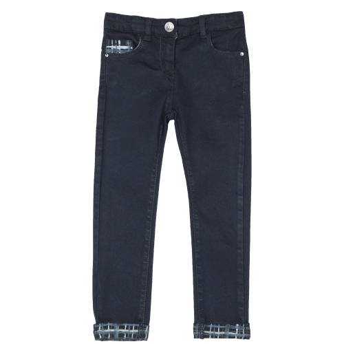 Pantaloni lungi jeans copii chicco, albastru inchis