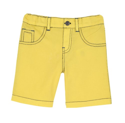 Pantaloni scurti copii chicco twill, galben, 00568-64mc