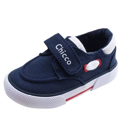 Pantofi sport copii chicco, 100% material textil, bleumarin