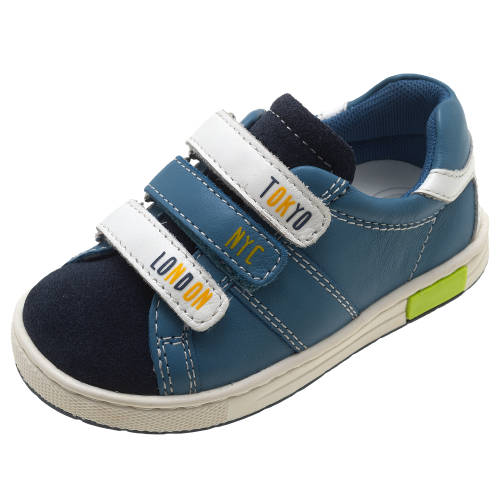 Pantofi sport copii chicco crono, bleumarin cu model, 61599