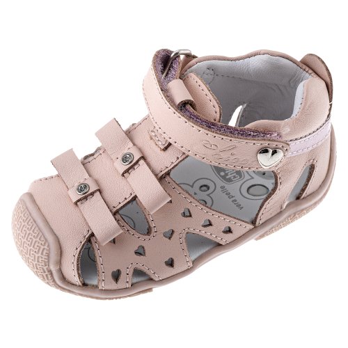 Sandale piele copii chicco gladys, roz, 67081-62p