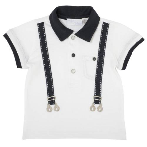 Tricou pentru copii, chicco, polo, alb, 33371