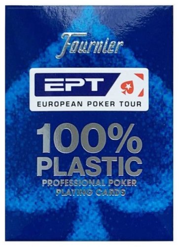 Carti de joc - european poker tour, albastru | fournier