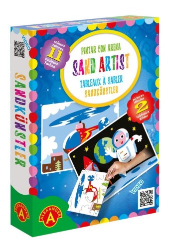 Joc creativ - sand artist - astronaut & helicopter | alexander toys