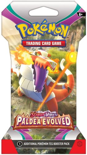 Joc de carti - pokemon tcg - scarlet & violet 2: paldea evolved - sleeved booster (diverse pachete) | the pokemon company