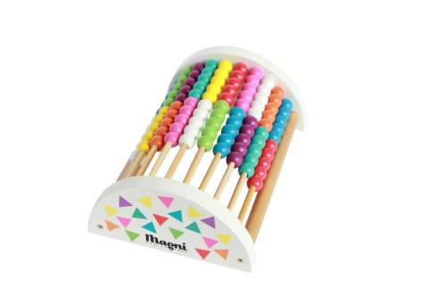 Jucarie - abac cu bile colorate | magni danish toys