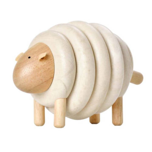 Jucarie din lemn - lacing sheep | plan toys