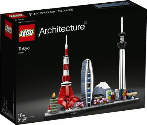 Jucarie - lego architecture - tokyo, 21051 | lego