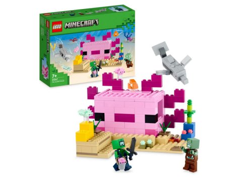 Lego minecraft - casa axolotl (21247) | lego