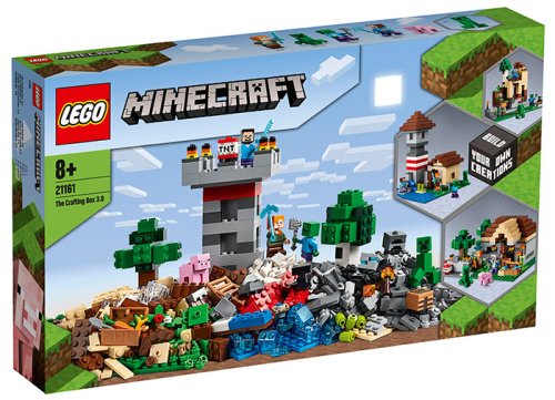 Lego minecraft - cutie de crafting 3.0 (21161) | lego
