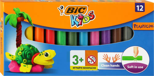 Plastilina 12 culori - bic kids | bic