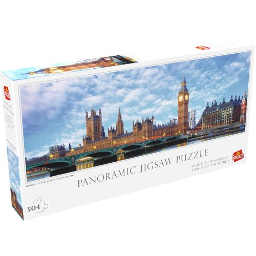 Puzzle 504 piese - panoramic - parlamentul din londra | goliath