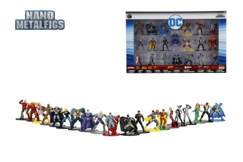Set 20 de figurine metalice cu eroii dc si figurina black canary inclusa | jadatoys