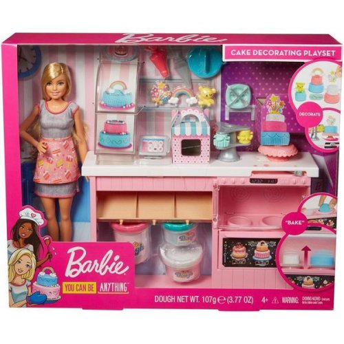 Barbie set atelier cofetarie si papusa - mattel