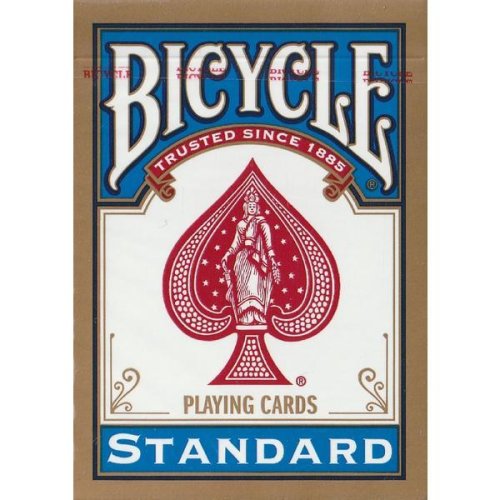 Nedefinit Carti de joc bicycle 808 gold standard blue