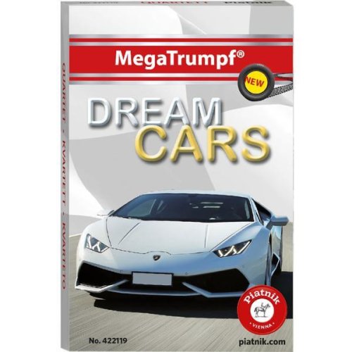 Carti de joc piatnik - dream cars megatrumpf