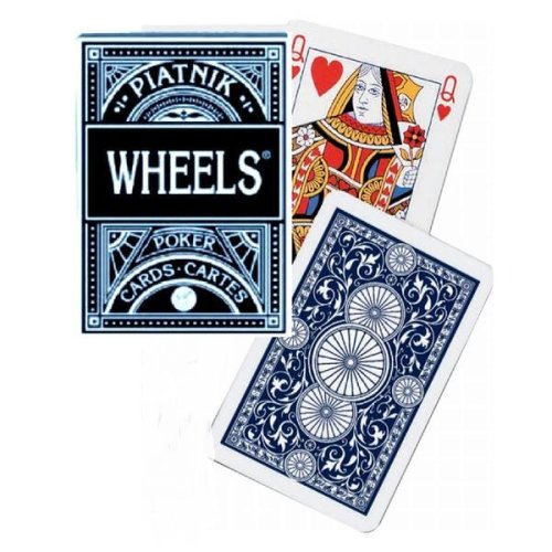 Nedefinit Carti de joc piatnik - wheels poker blue
