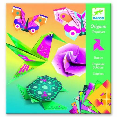 Creeaza origami animale si flori exotice djeco