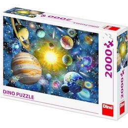 Dino toys puzzle - sistemul solar (2000 piese)