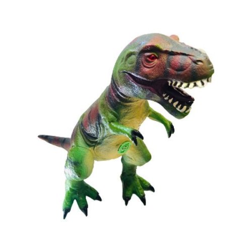 Figurina dinozaur t-rex cu sunete si lumini, 45x65 cm, verde - shop like a pro