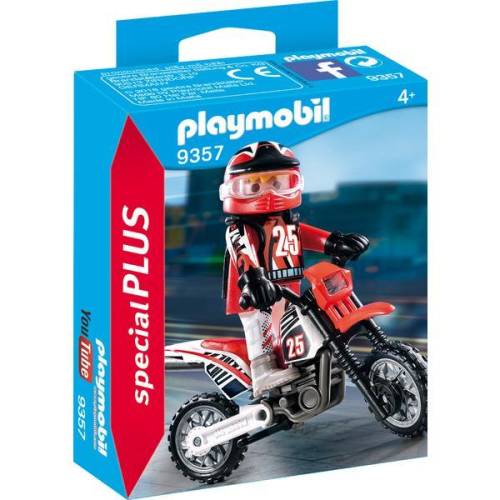 Figurina motociclist playmobil